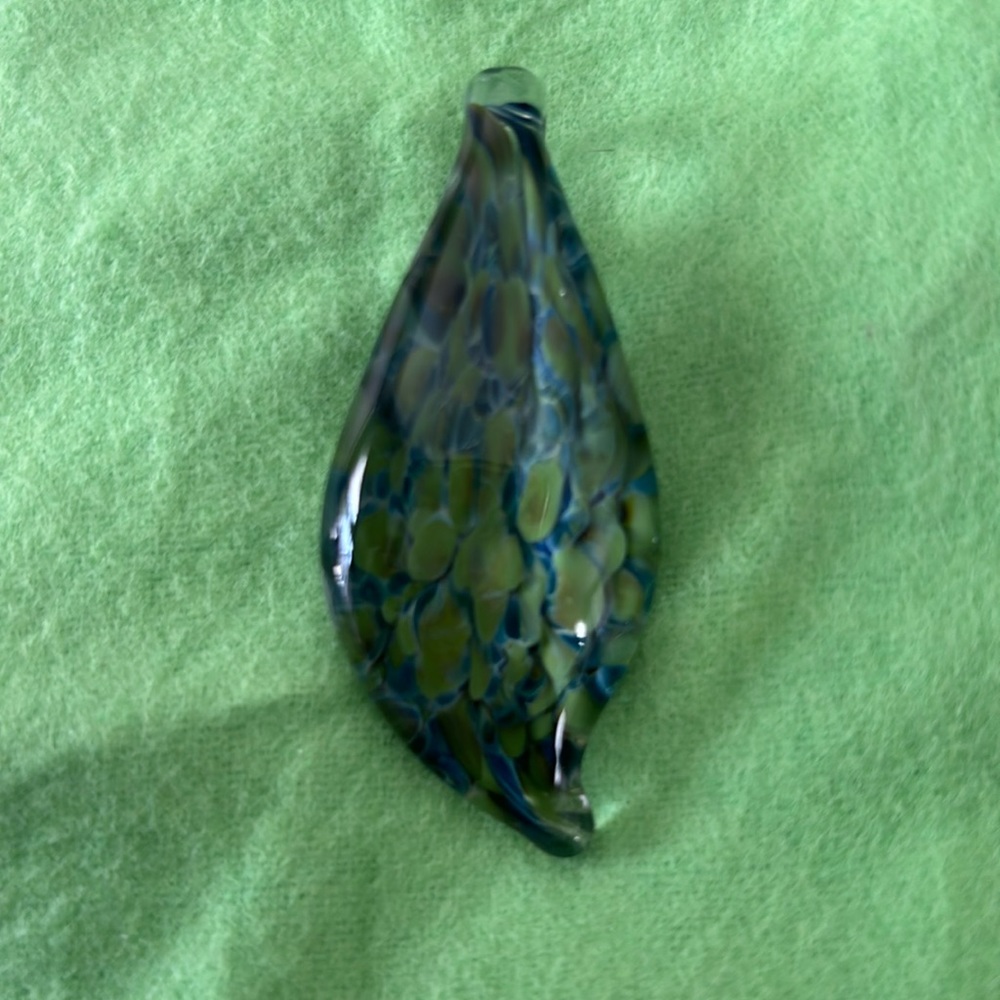 Blown glass pendant